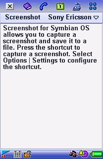 Screenshot 2.30 (Symbian OS UIQ 2nd Edition)