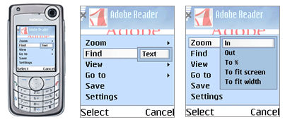 Adobe Reader Symbian OS 3.05