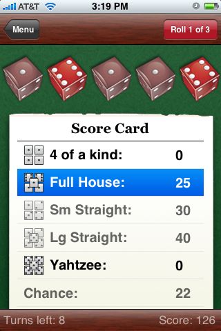 Five Dice for iPhone 0.8.8b