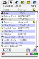 SplashID for Symbian UIQ 3.32
