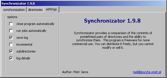 Synchronizator 1.9.8