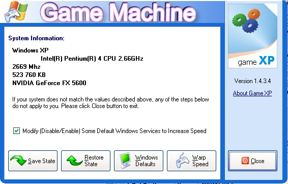 Game XP 1.4.3.27