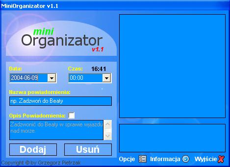 MiniOrganizator 1.1