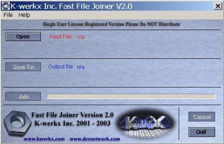 Fast File Joiner 2.0
