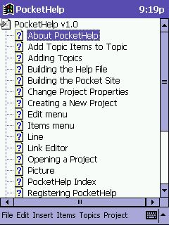 PocketHelp 1.2