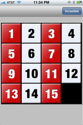 15 Puzzle for iPhone 1.1.1b
