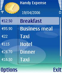 Handy Expense S60 3rd Edition 3.01 (Symbian S60 3r