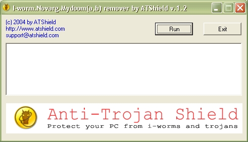 ATShield I-Worm.Novarg removal tool 1.2