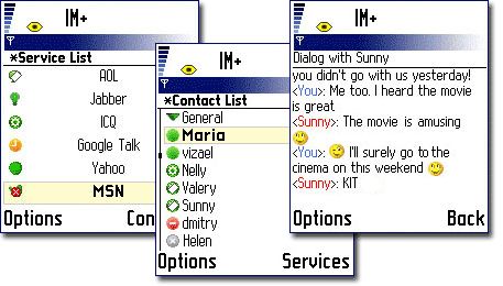 IM+ All-in-One Mobile Messenger for MIDP 2.0 3.6