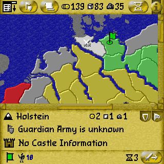Medieval Heroes II for Palm OS 1.60