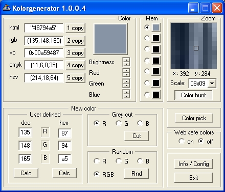 Kolorgenerator 1.0.0.4